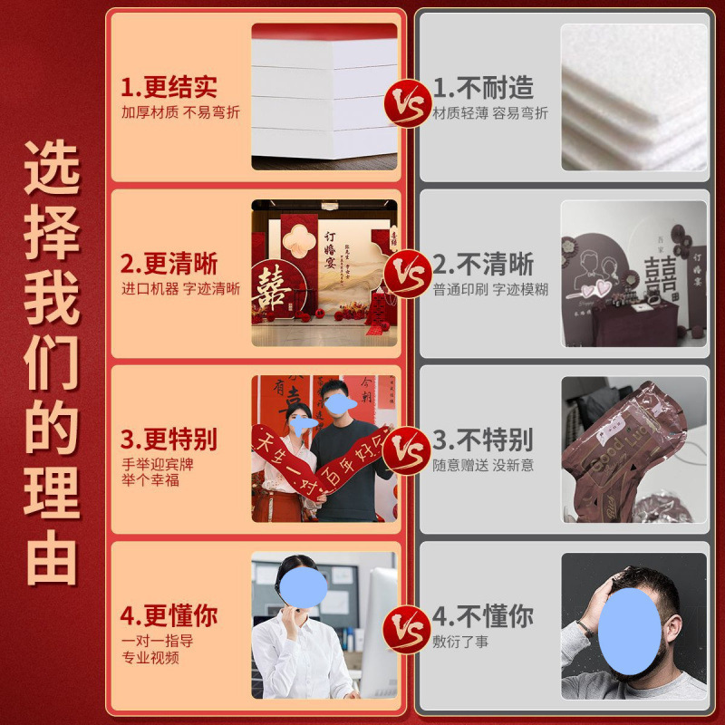 中式订婚宴高级布置装饰大气摆件仪式感全套板背景墙套餐|undefined