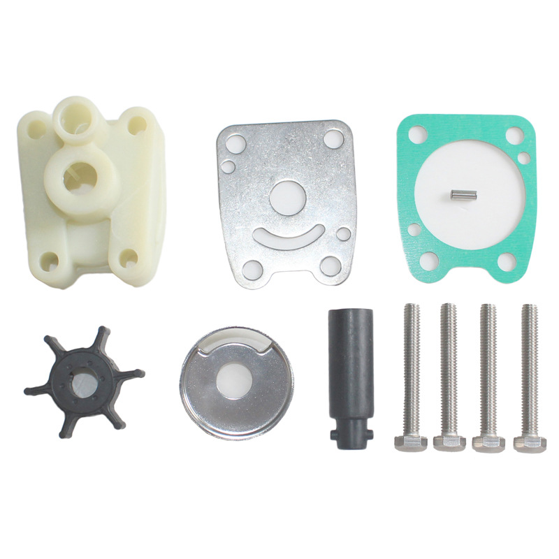 雅马哈4/5/6匹船外机水泵叶轮隔板壳体总成维修6E0-W0078-A2-00