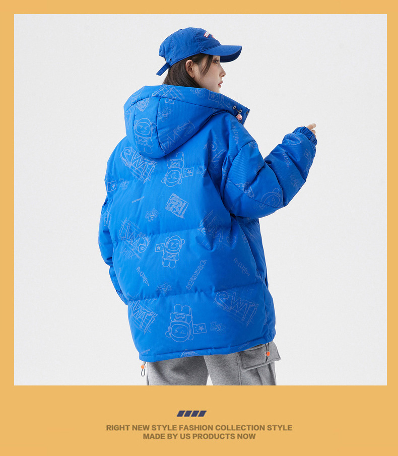 Men's Puffer Jacket Winter Coat For Couples Duck Down Warm_voghion.com