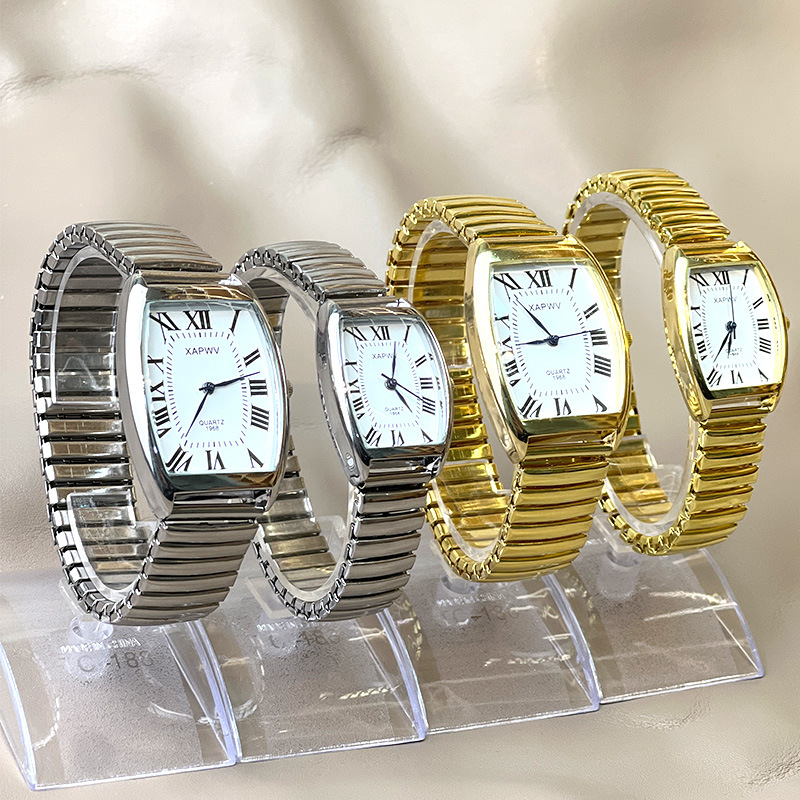 Spot Rome scale new watches men's and women's quartz watches cross-border explosions fashion ladies elastic watch manufacturers batch