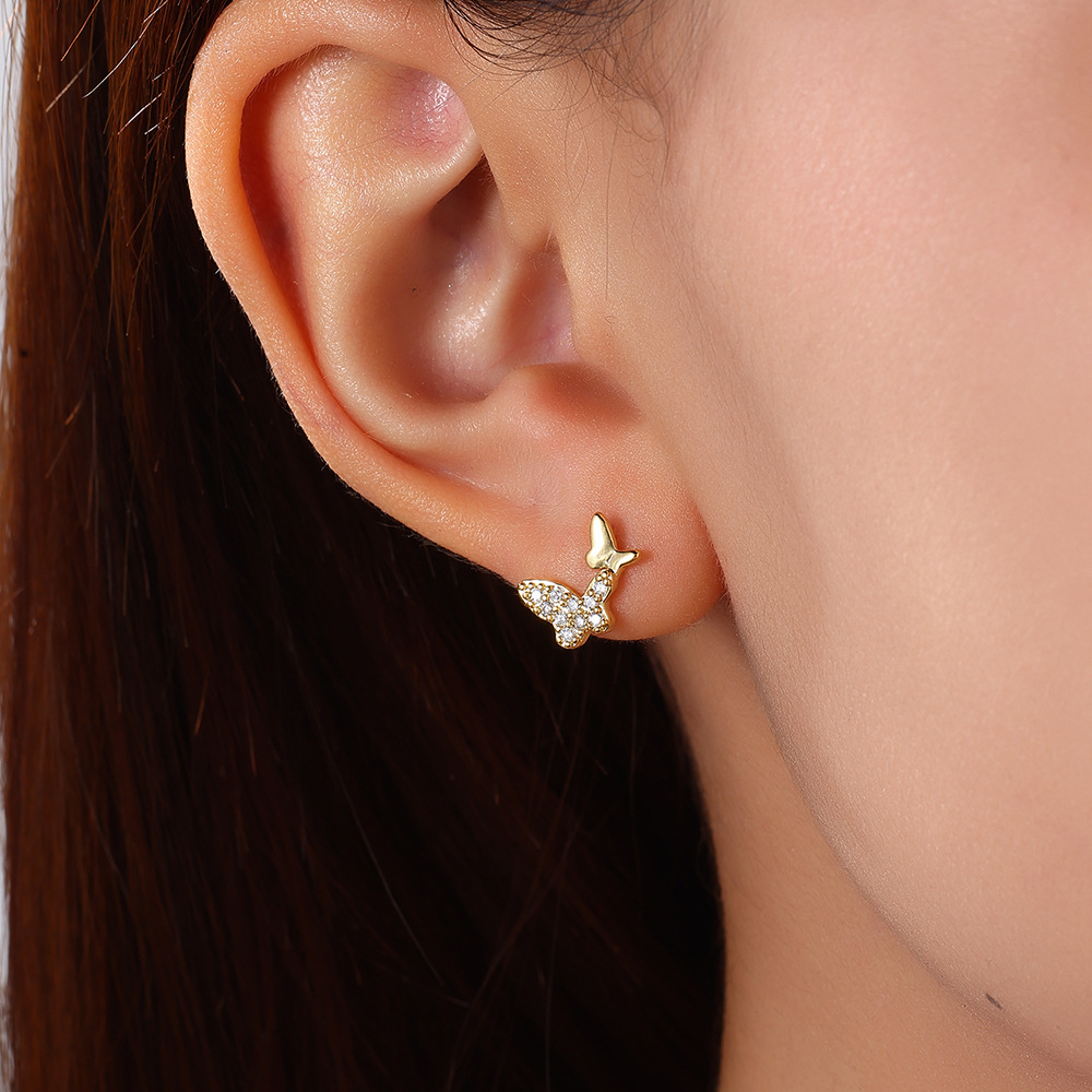 7g Weight Copper Ear Needle Material 18K Gold Plated Plating Material Zircon Inlay Material Ear Studs Classification 1 Piece Quantity Daily Occasion Copper Material Geometric, Heart Shape, Crown Pattern All Seasons Season Women's Gender Inlay Design Sweet Style 1 Piece Sweet Geometric Heart Shape Crown Inlay Copper Zircon 18K Gold Plated Ear Studs 38