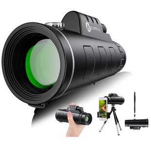 Telescope Manufacturer 12X50&40X60 Monocular Binoculars Outdoor Low-Light Night Vision Can Be Connected to Mobile Phone for Outdoor Exploration