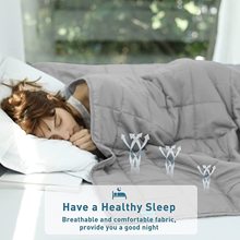 厂家直供亚马逊跨境凉感纤维重力毯玻璃珠重力被weighted blanket