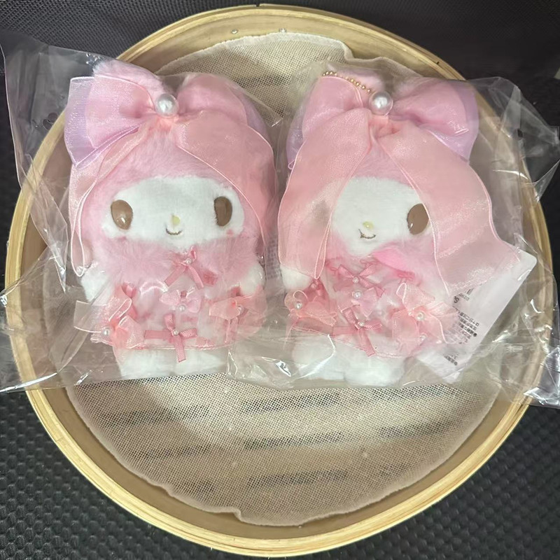 周年纪念麦乐迪曼乐迪可爱粉色少女毛绒公仔玩偶包包挂件饰品娃娃|undefined