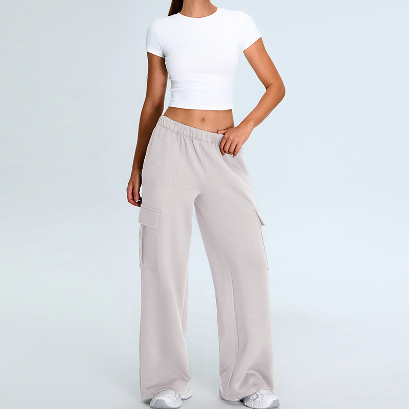 Cross-border nuevo desnudo y delgado yoga conjunto de ropa de fitness de mujeres relajado ocio pilates juego de ropa de ejercicio