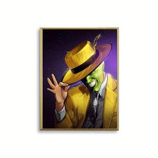 1Pc Movie Retro Canvas Poster - Modern Bedroom, Living Room and Home Office Decorative Wall Art