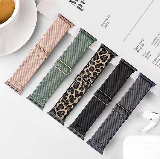 Customized Elastic Nylon Watch Strap Suitable for Appleiwatch/Ultra2 Apple Full Series Watches S10