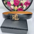 Black with gold buckle