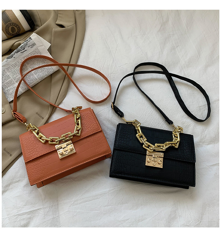 Fashion Fashionable Small Square Bag 2021 Spring And Summer New Chain Women's Bag Shoulder Crossbody Small Handbags One Piece Dropshipping display picture 3