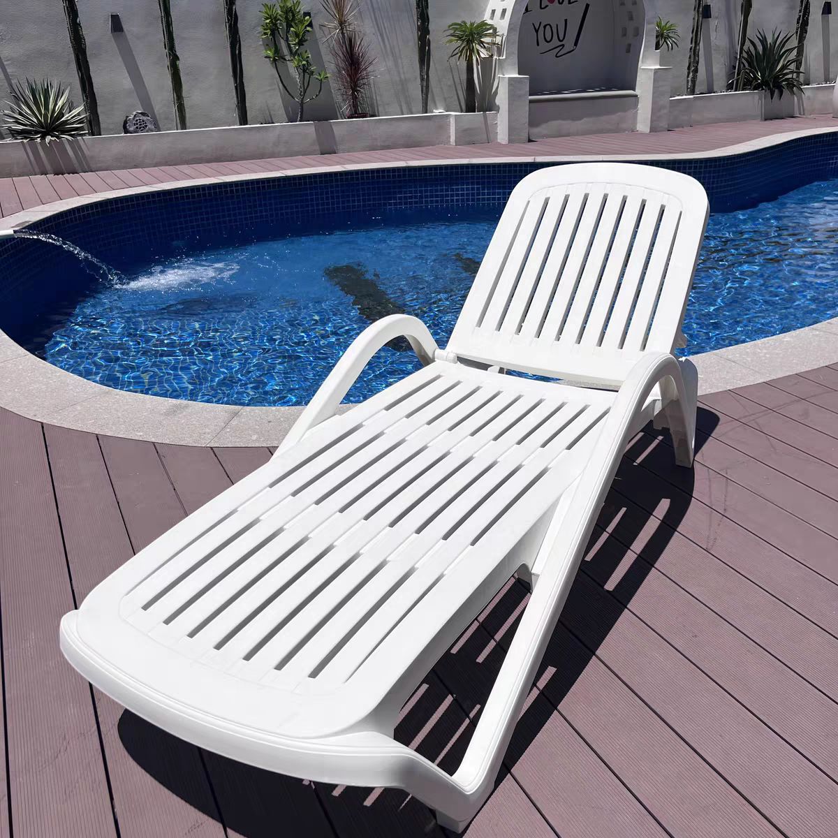 Silla de playa ajustable plegable al aire libre piscina impermeable y protector solar patio ocio al aire libre image 63