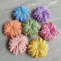 Кондитерский цвет ручной работы DIY кольцо для волос ребра высокая эластичная детская веревка для головы оптом веревка для головы аксессуары 3CM веревка для волос