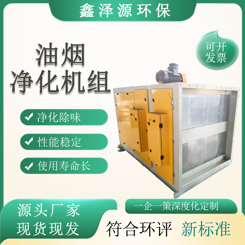 油烟净化器自动清洗餐饮酒店厨房小型一体式净化机组酒店厨房专用