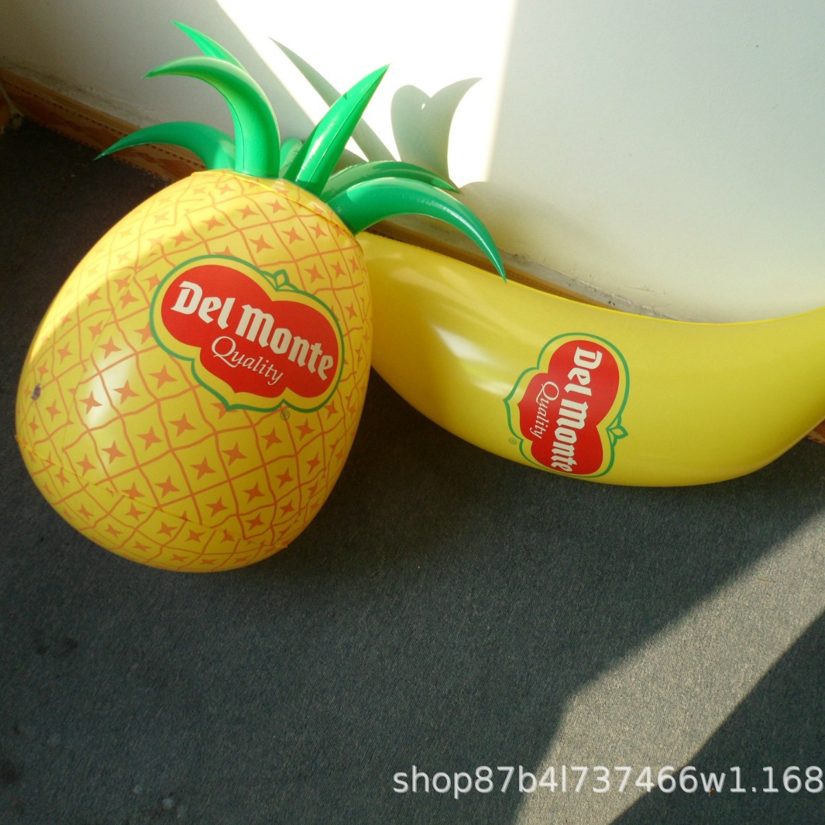 厂家定 制PVC充气水果玩具充气香蕉 菠萝玩具模型