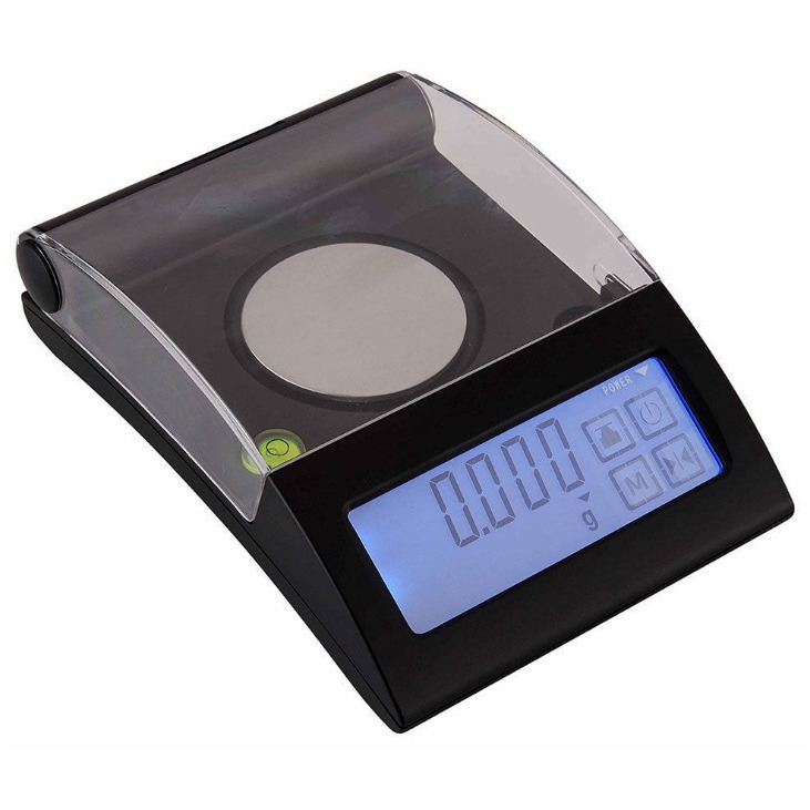 0.001g 毫克秤 高精度大量程珠宝秤黄金秤专业微克秤实验秤带水平