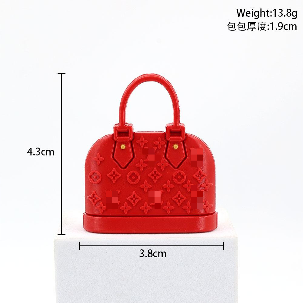 Dollhouse mini muñeca casa pequeña bolsa BJD bolsa de estilo de marca 6 centavos bolsa de muñeca 30 cm accesorios de muñeca