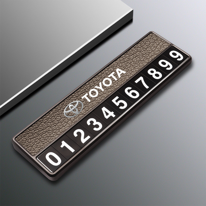 Suitable for Toyota Temporary Parking Number Plate Rongfang Camry Corolla Asia Dragon Highlander Moving Car Phone Plate