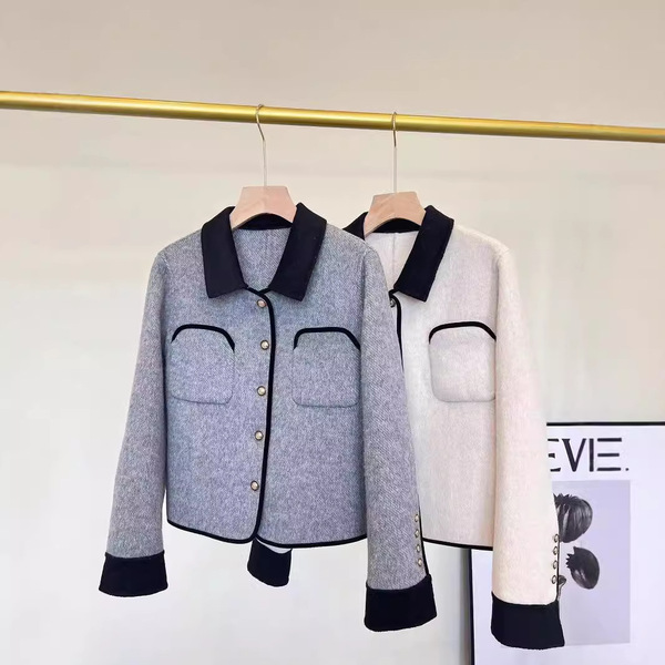 Woolen double-sided design woolen coat