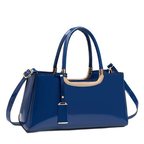 2025 Fashionable Patent Leather Red Women's Bag: Bridal Wedding Crossbody & Handbag, Perfect for Evening Events