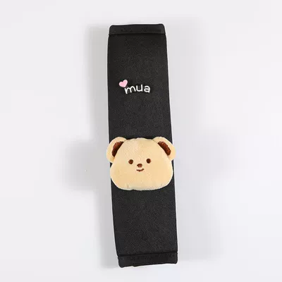 Kids Safety Belt Adjustment: Seat belt shoulder pad - mua-dudu-bear-ice-silk-shoulder-pads-anti-strangleanti-wear-top