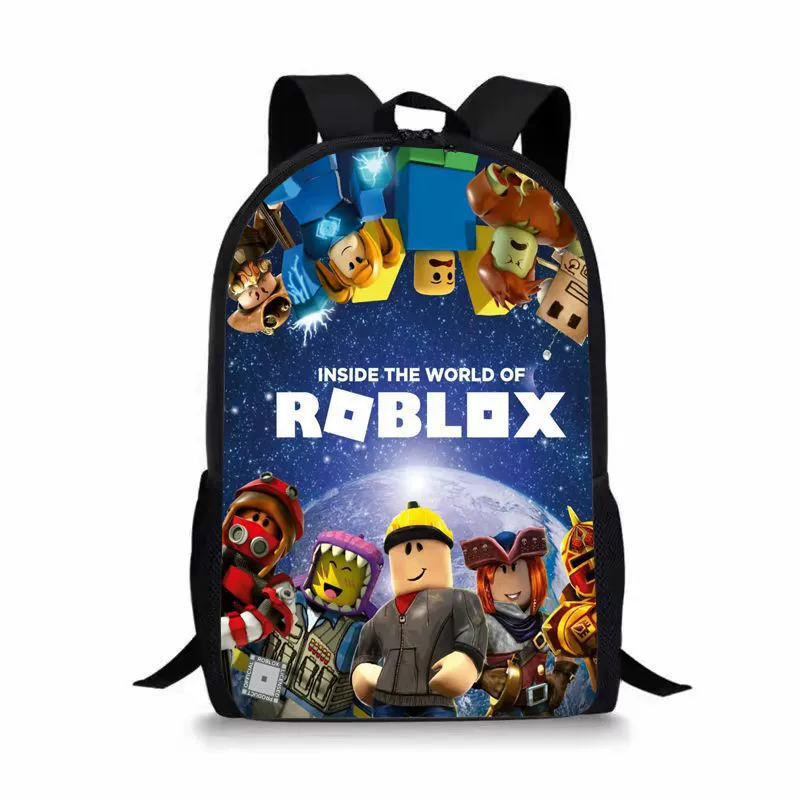 3D кросс-граница печать рюкзак новая модель Roblox учебный рюкзак для учеников начальных и средних классов