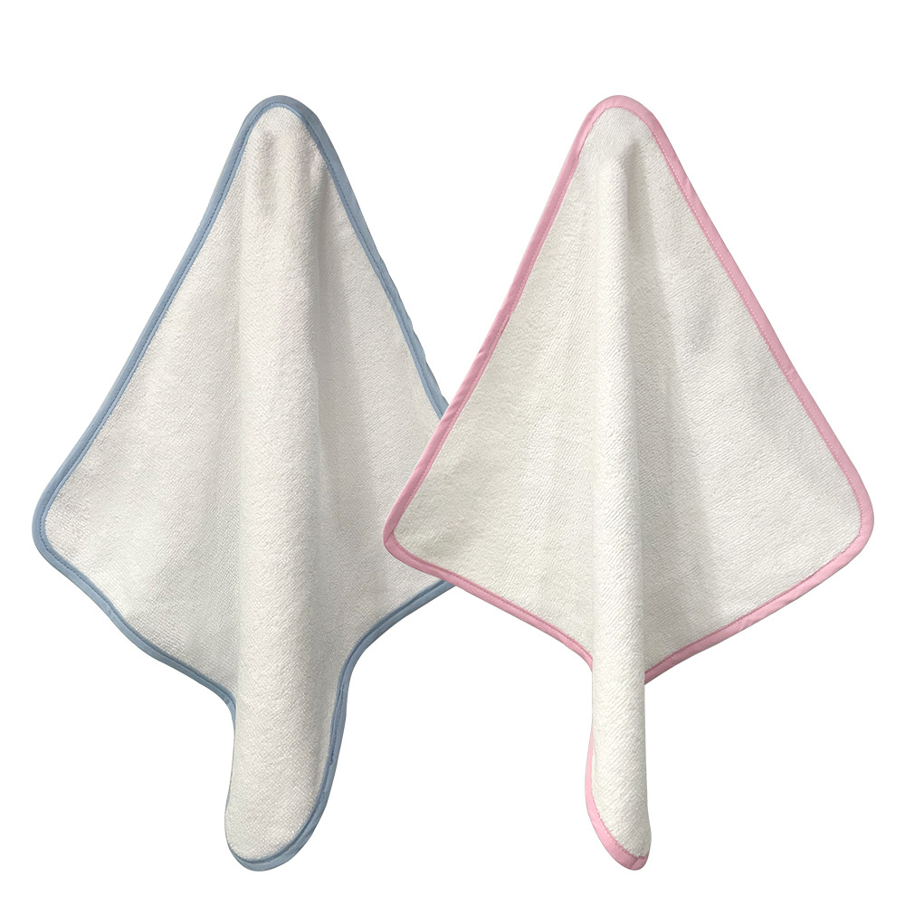 Toalla de transferencia de calor Toalla de borde azul Toalla de impresión de microfibra suave absorbente Toalla de deportes al aire libre