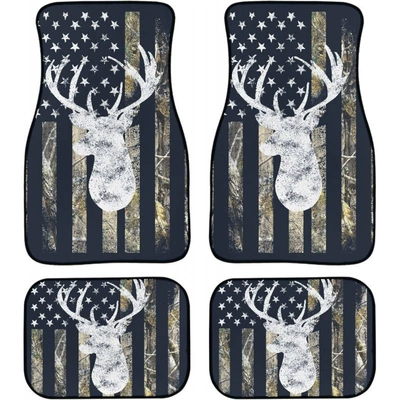 floor mats 4-piece set, easy, Avtomobil döşəmə paspasları - 1-129-pattern-14-3344cmtwo-piece-set