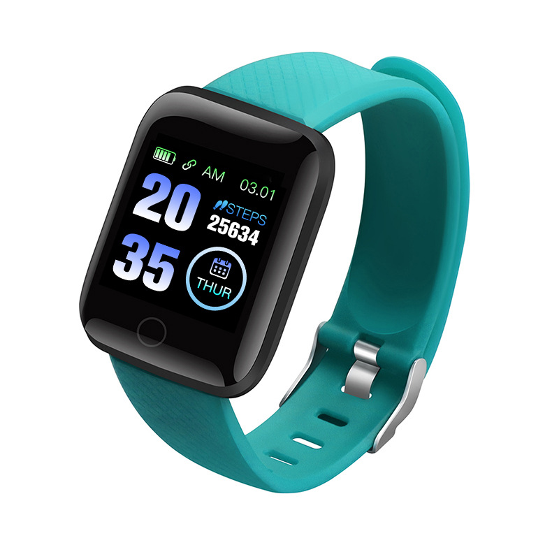 Pulsera inteligente impermeable 116plus con NFC, monitor de frecuencia cardíaca, presión arterial, oxígeno en sangre, monitorización del sueño, recordatorio de llamadas, contador de pasos y funciones de salud.