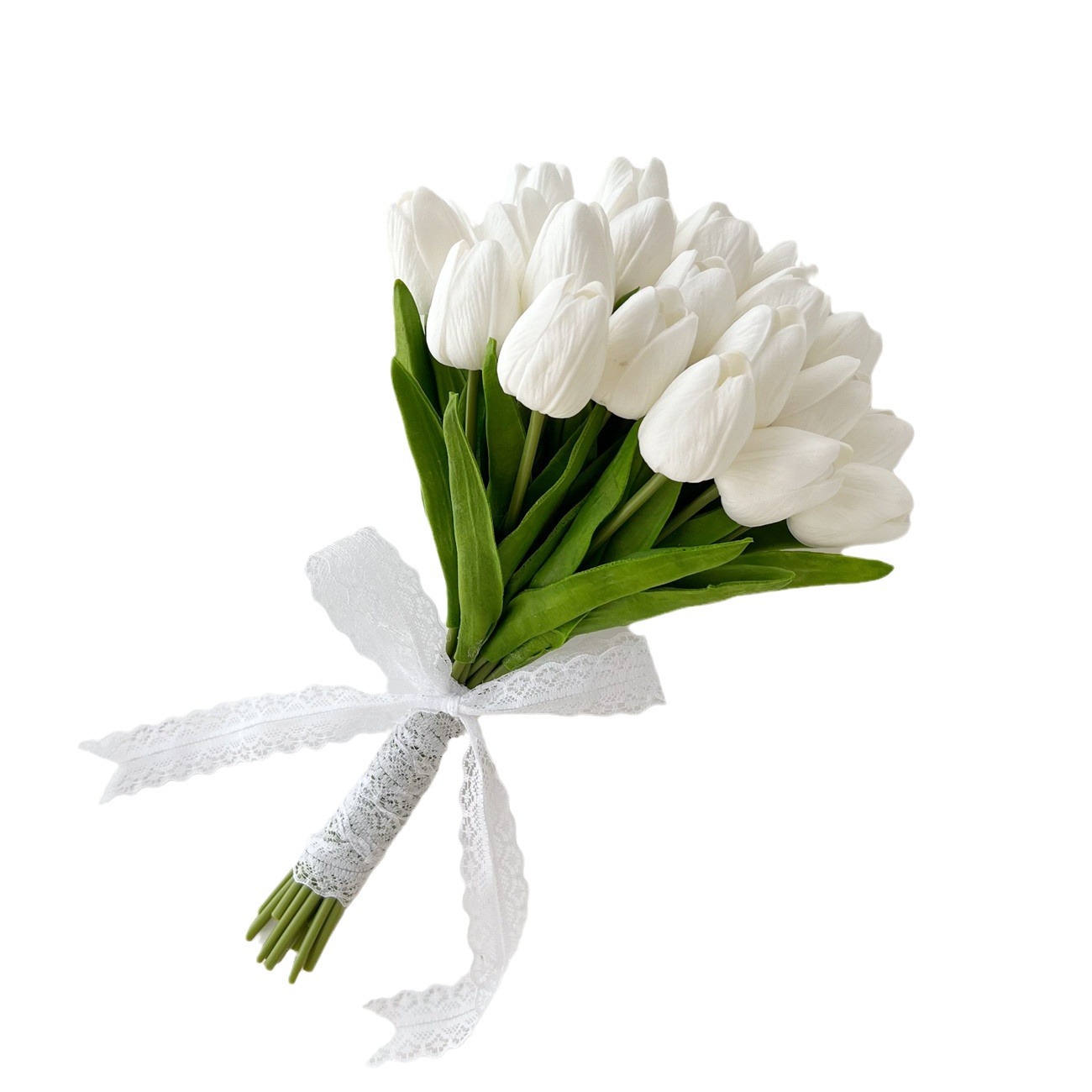 Obtenez un certificat de bouquet de mariée tulipe à la main, bouquet de simulation de mariage, fleurs, accessoires de photographie de studio de mariage coréen_voghion.com