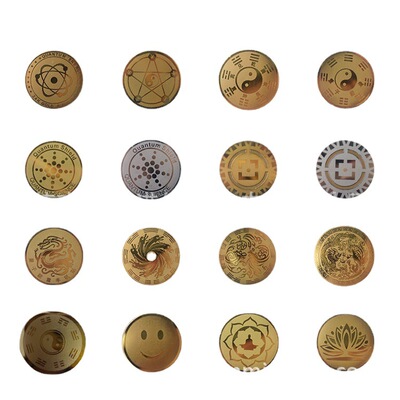 随意制定释放负离子远红外能防波频辐射芯片金属石墨烯锗石手机贴|ms