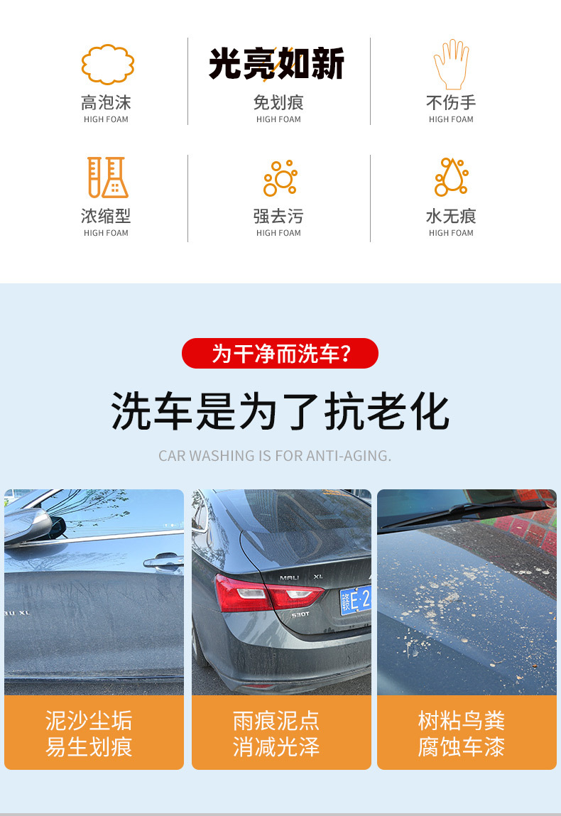 洗车液高泡