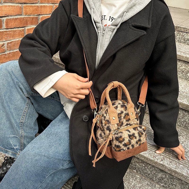 Demi-season children's bag, one-shoulder bag, phone bag