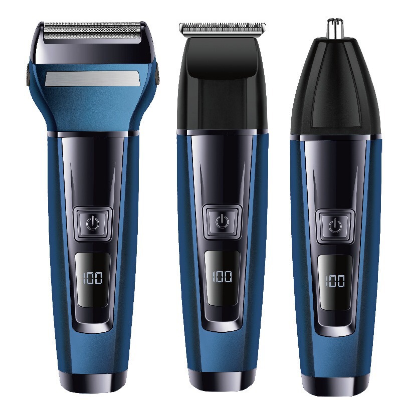 338 Fukuyaki New Digital Display Three-in-One Shaver Body Washed Men's USB Rechargeable Razor suit Digital Display 338 Fukuyaki New Digital Display Three-in-One Shaver Body Washed Men's USB Rechargeable Razor suit Digital Display