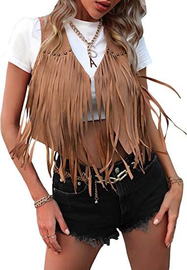 Nuevo. Transfronteriza europea y americana. Amazonas. Borla chaleco femenino Estación Europea. Adelgazamiento Delgado chaleco sin mangas de la moda femenina