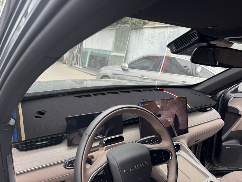 25 Ruihu 8plus central control instrument panel sunscreen shading shading decoration modified linen shading pad