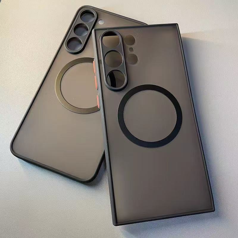 Academy Black Matte Case for Samsung S23 Ultra S22 Phone Case Modification with Wireless Magnetic Hard Cover Academy Black Matte Case for Samsung S23 Ultra S22 Phone Case Modification with Wireless Magnetic Hard Cover
