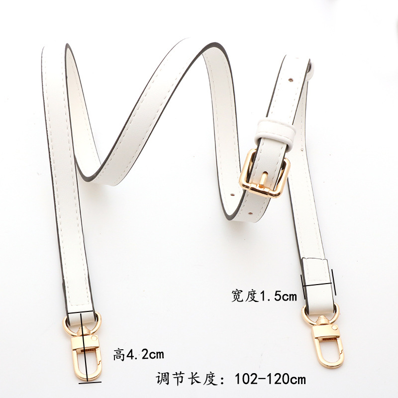 Crossbody with white pin buckle