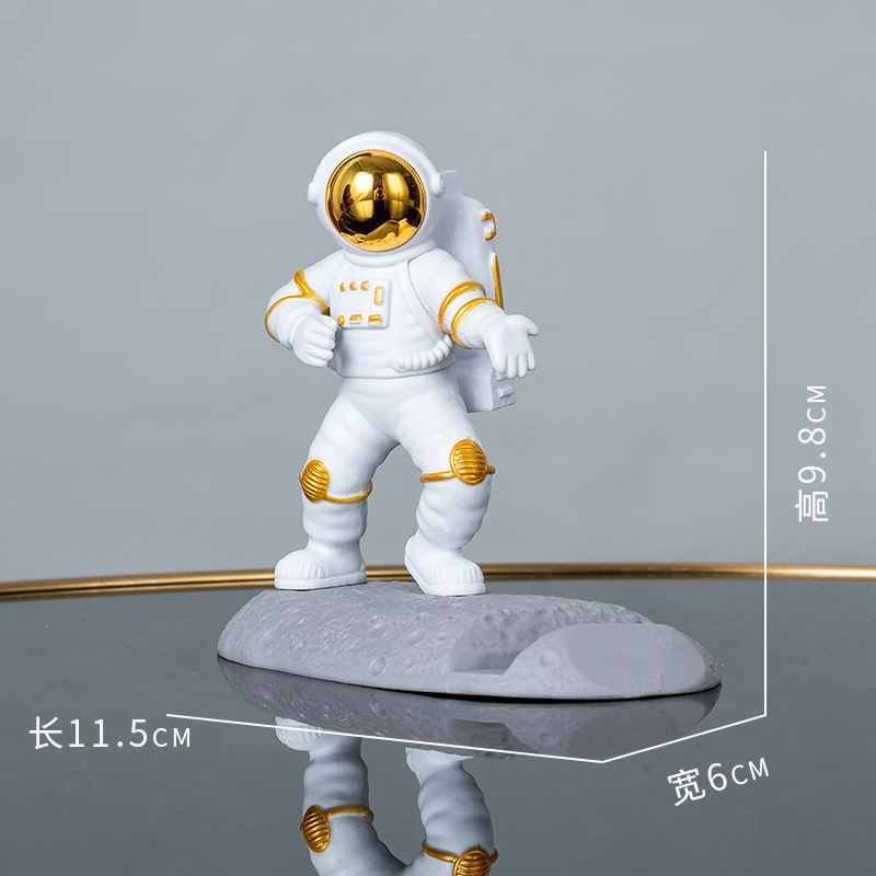 軽くて豪華な宇宙飛行士の装飾品、ドラマ視聴用のアーティファクト、ライブブロードキャストサポートスタンド、怠け者の読書用携帯電話スタンド、デスクトップの見栄えの良い|undefined