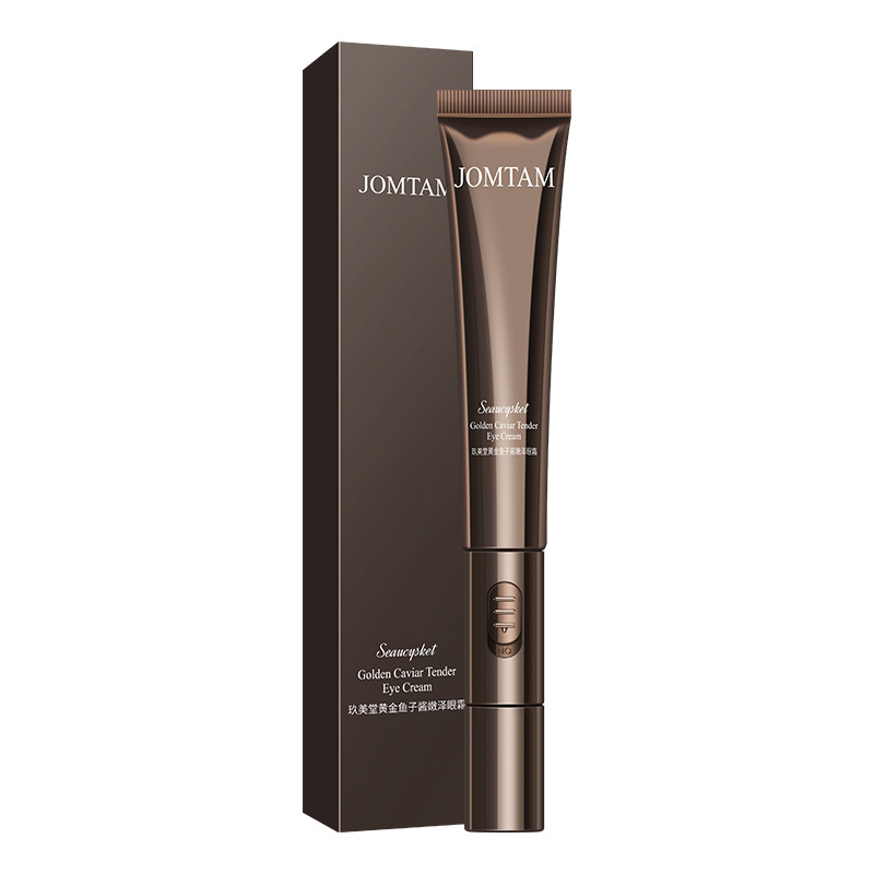 Crema nutritiva para ojos Jiumei Tang Golden Caviar: Hidratante y humectante, mejora las ojeras, mejora la apariencia del contorno de ojos, crema eléctrica para ojos. image 7