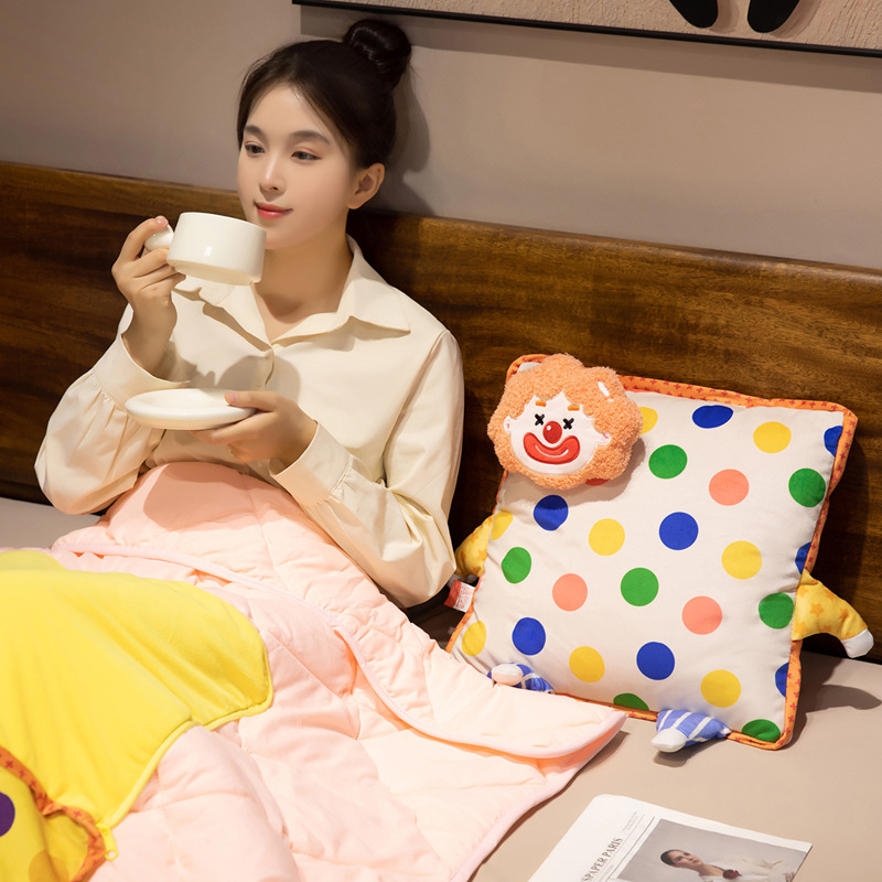 Joker almohada cuadrada dormir almohada sofá almohada dormitorio cojín de cabecera cojín de cama para niñas dormitorio cojín de cama fondo blanco