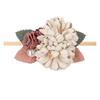 Cute universal children's fresh elastic nylon headband, European style, flowered, simple and elegant design