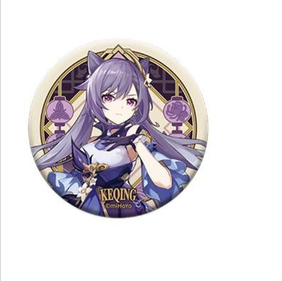 スポット正規品原神テーマ/縦絵シリーズ缶バッジバーピースカラー紙ペンダント人形|undefined