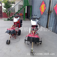 烟草叶种植开沟起垄机手扶大葱封土机 汽油柴油开沟培土机