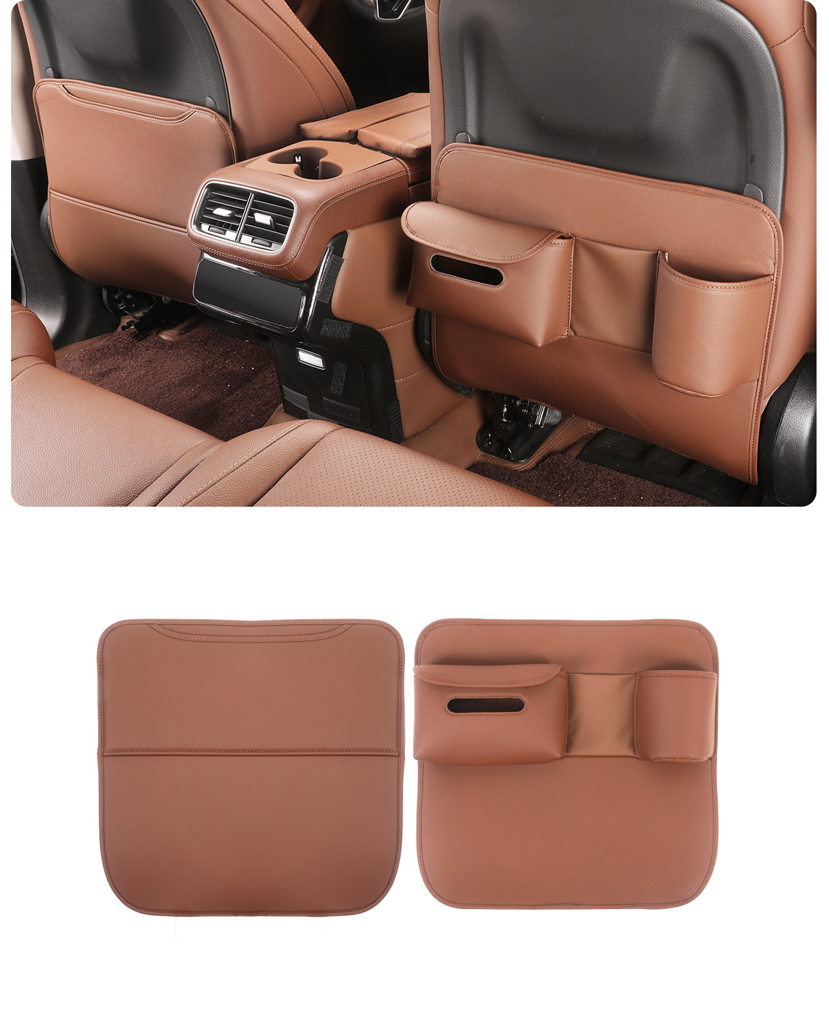 Suitable for Mercedes-Benz Gle350/450 Seat Anti-Kick Pad Gls450 Rear Backrest Anti-Kick Pad Interior Decoration Supplies