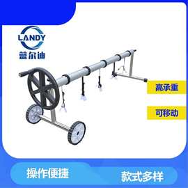 【CR1-U81收卷机】气泡泳池盖布卷轴器 泳池卷布收卷车盖膜收紧