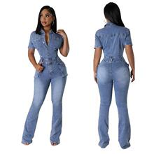S 18681 Stretch Flare Jumpsuit ţ������� ����ѷ�羳ŷ��