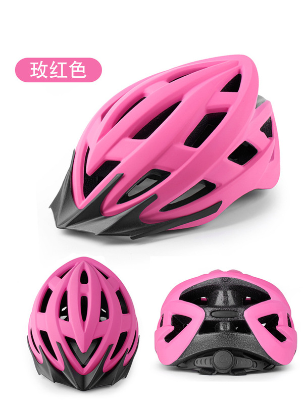 模造一体型自転車ロードバイクマウンテンバイクライディングヘルメット、サイズ調整可能、通気性、アウトドア用|undefined
