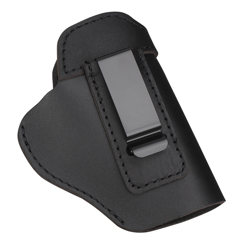 (2개) 만바 소가죽 야외 홀스터 GLOCK G17 전술 권총 홀스터 휴대용 소품 총 가방 보이지 않는 빠른 풀 홀스터