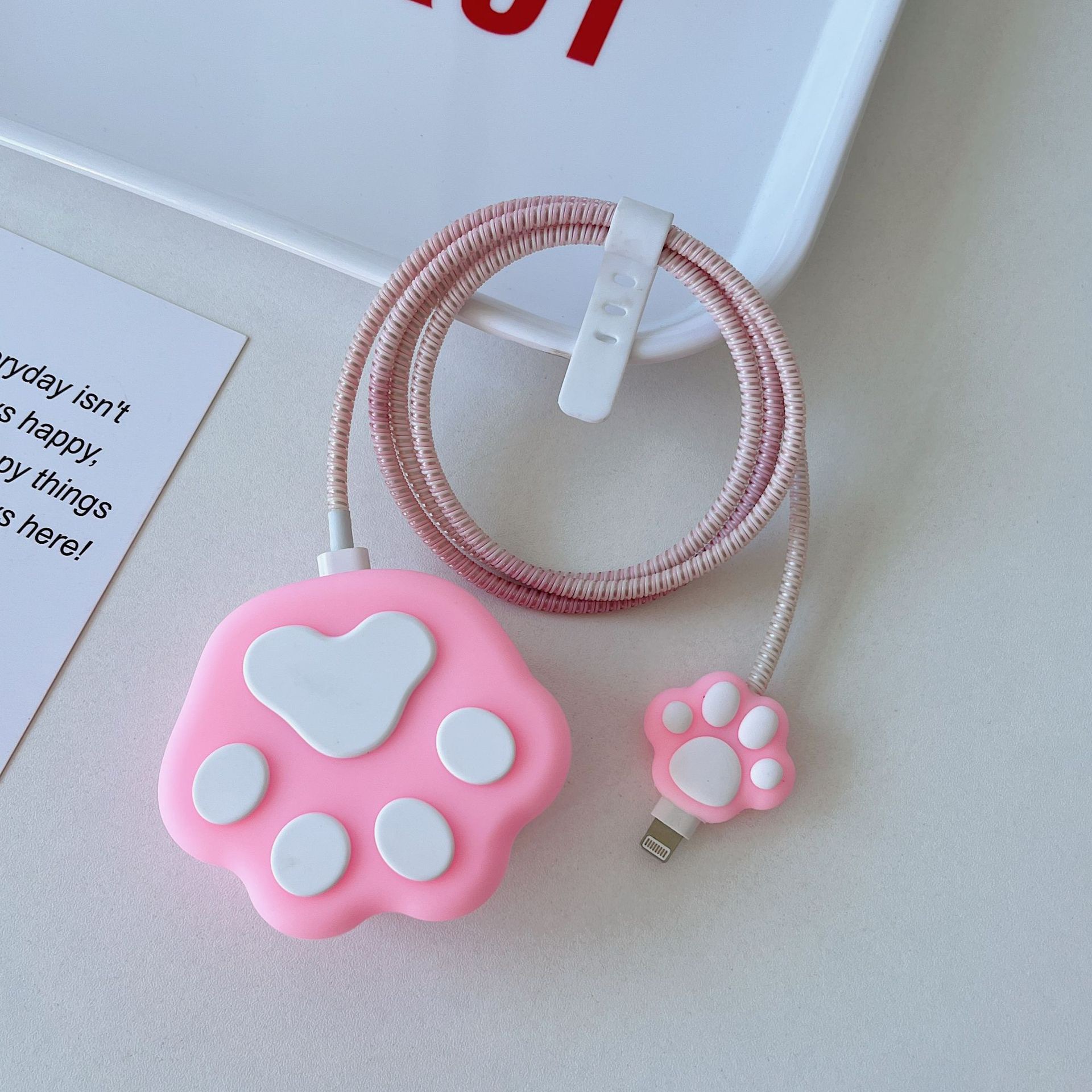 2024 nueva cubierta protectora de cabezal de carga rápida estándar británico de dibujos animados de 20W para cargador de Apple 20WPD plegable de tres enchufes