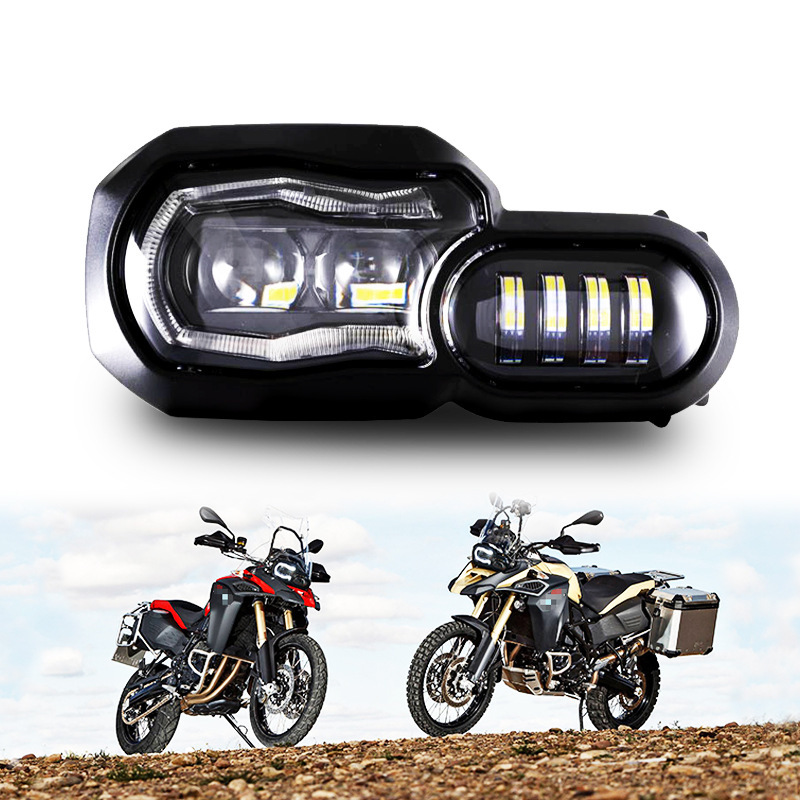Suitable for BMW F800GS F800R F700GS F650GS LED headlight assembly Angel eye far and near