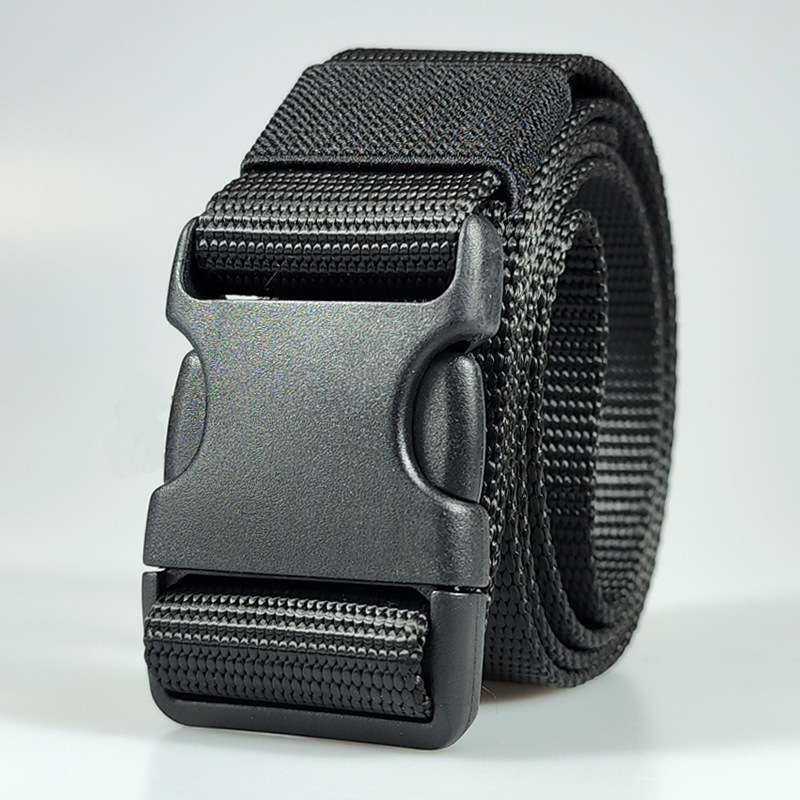 in stock F038 Beaded Metal-free Belt Men's Tactical Nylon Belt Youth Outdoor Training Military Training Belt